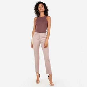 Express Columnist Ankle Length Pant Low Rise Size 8 Regular Color Vintage Pink
